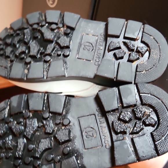 Comfy Kids White Lace-Up Boots Size EUR 21 - Picture 7 of 12